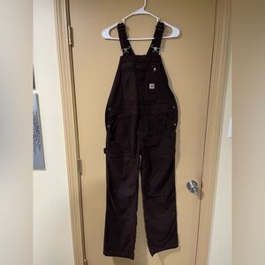 Carhartt Chocolate Brown Work Overalls